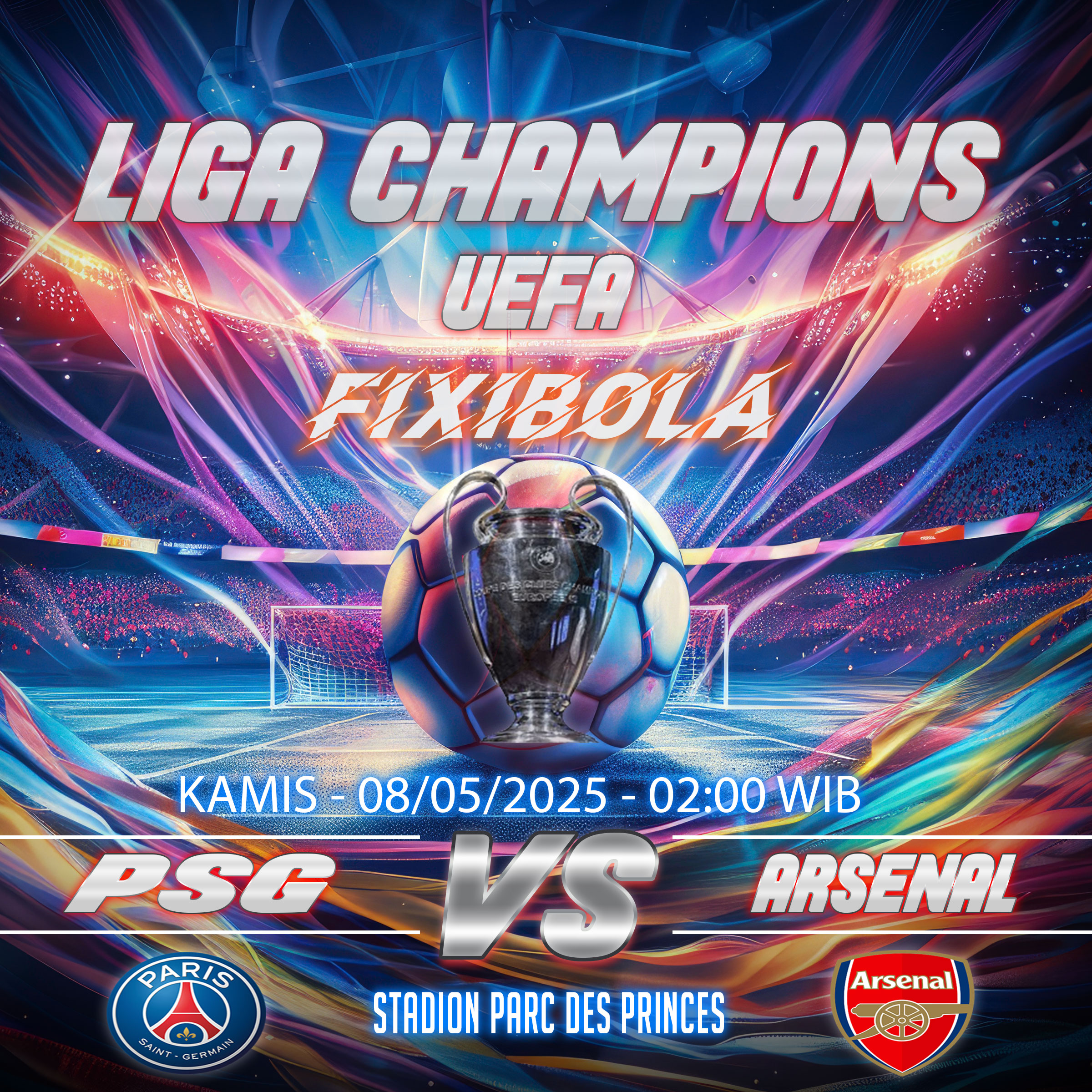 PREDIKSI BOLA PSG VS ARSENAL
