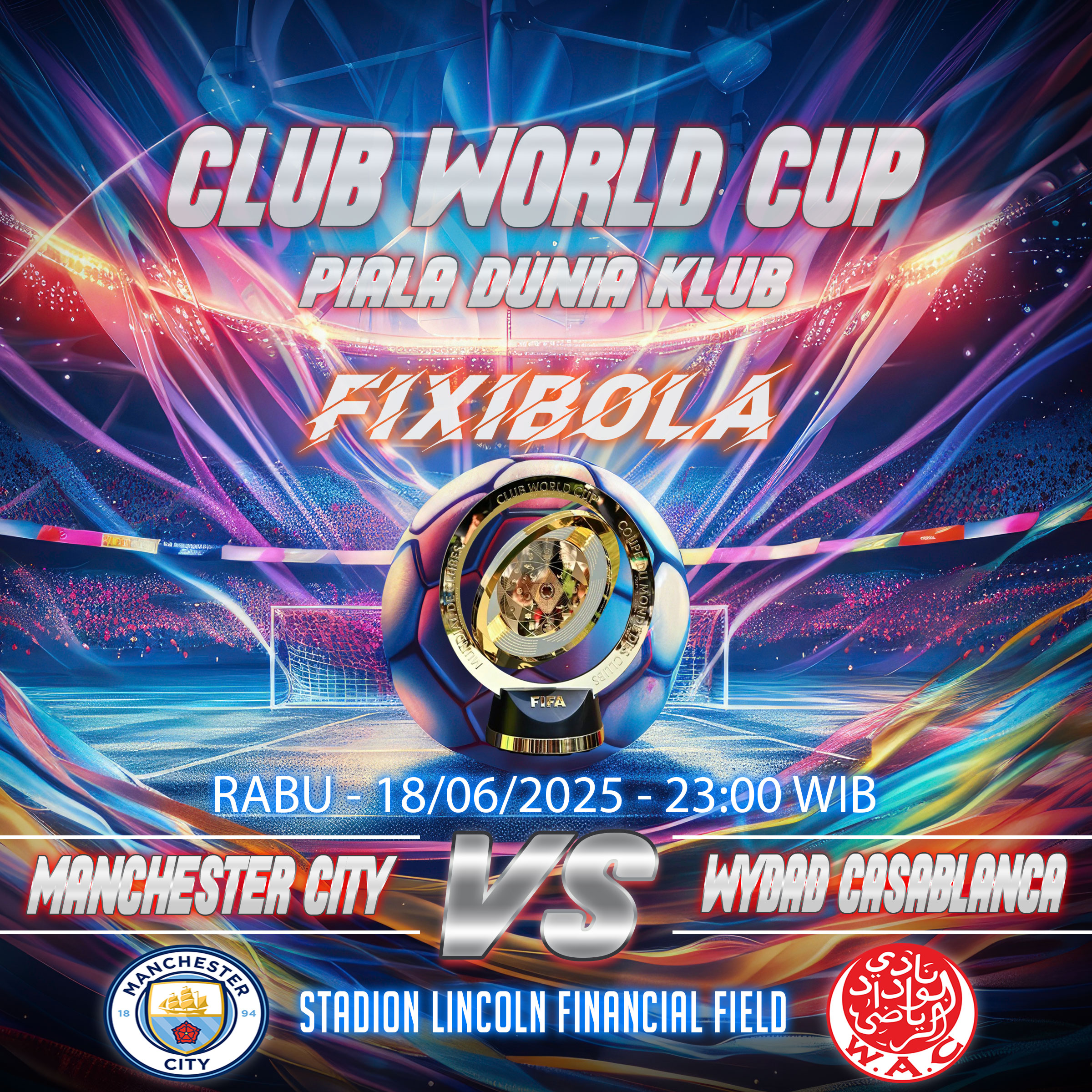 PREDIKSI BOLA MANCHESTER CITY VS WYDAD CASABLANCA