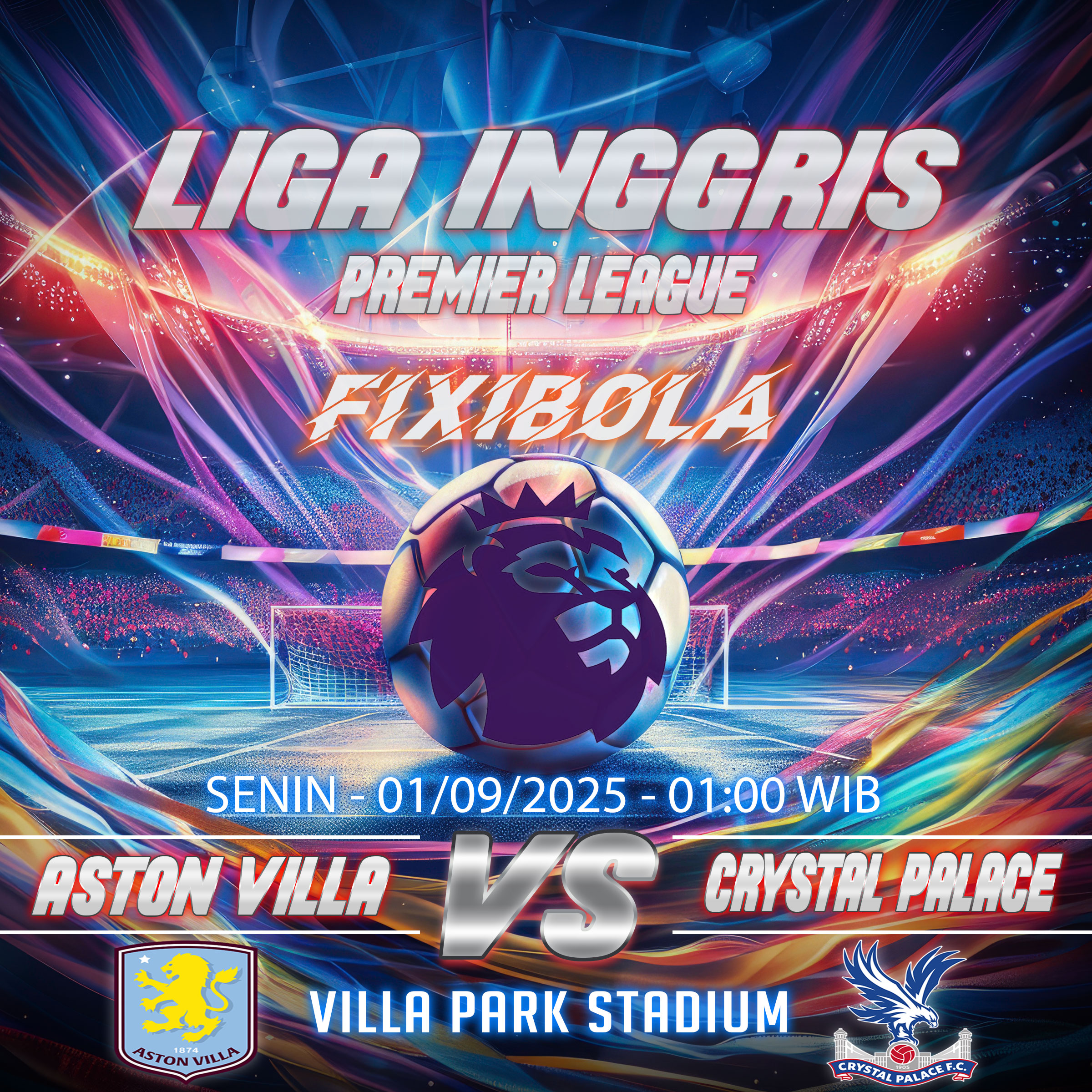 PREDIKSI BOLA ASTON VILLA VS CRYSTAL PALACE