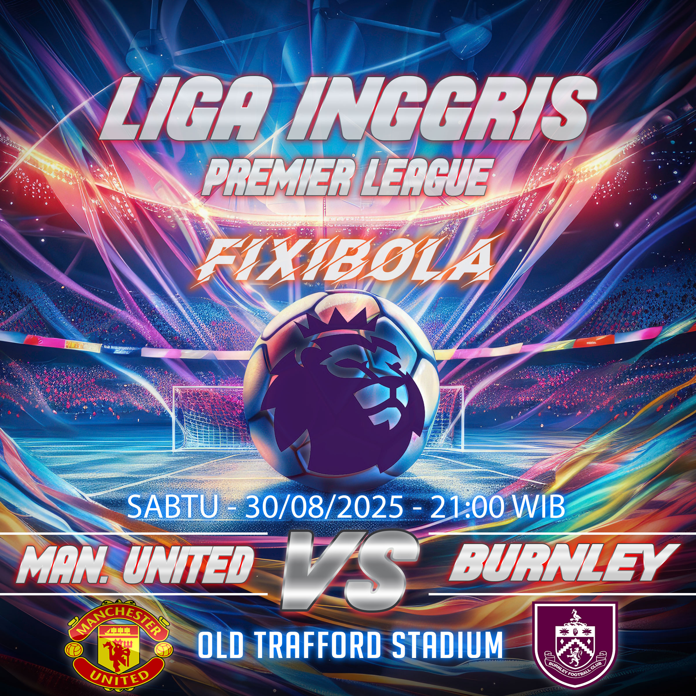 PREDIKSI BOLA MANCHESTER UNITED VS BURNLEY FC