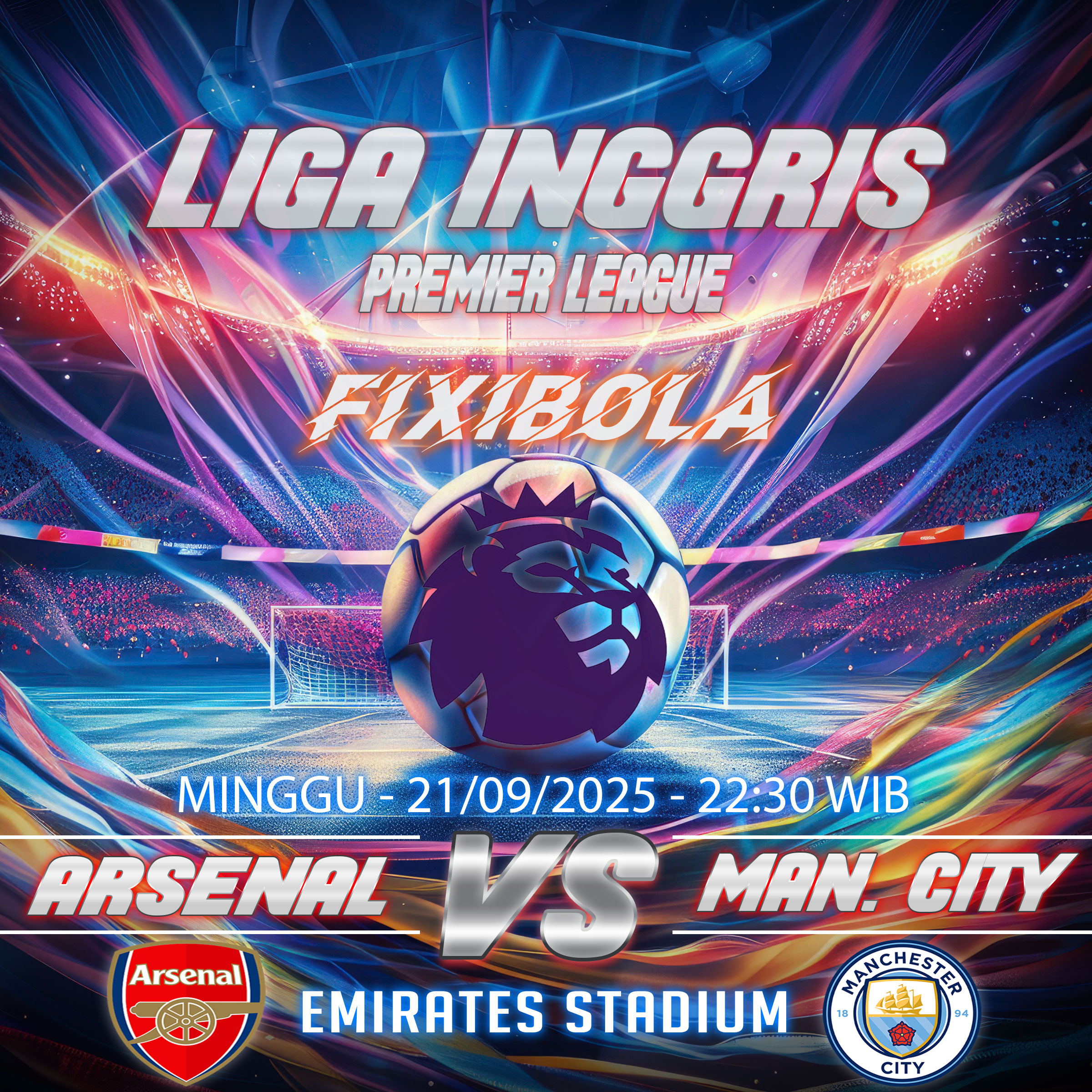 PREDIKSI BOLA ARSENAL VS MANCHESTER CITY