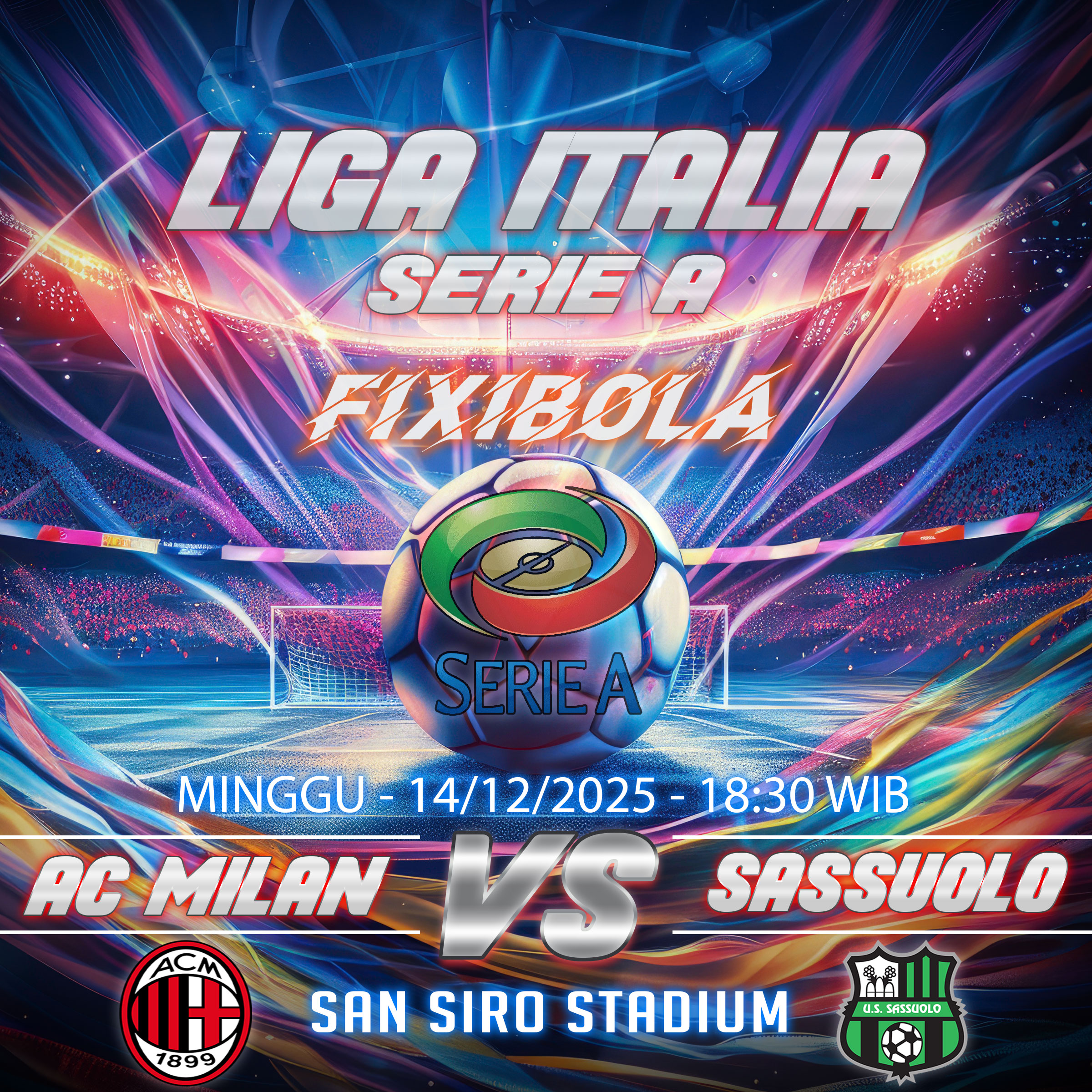 PREDIKSI BOLA AC MILAN VS SASSUOLO