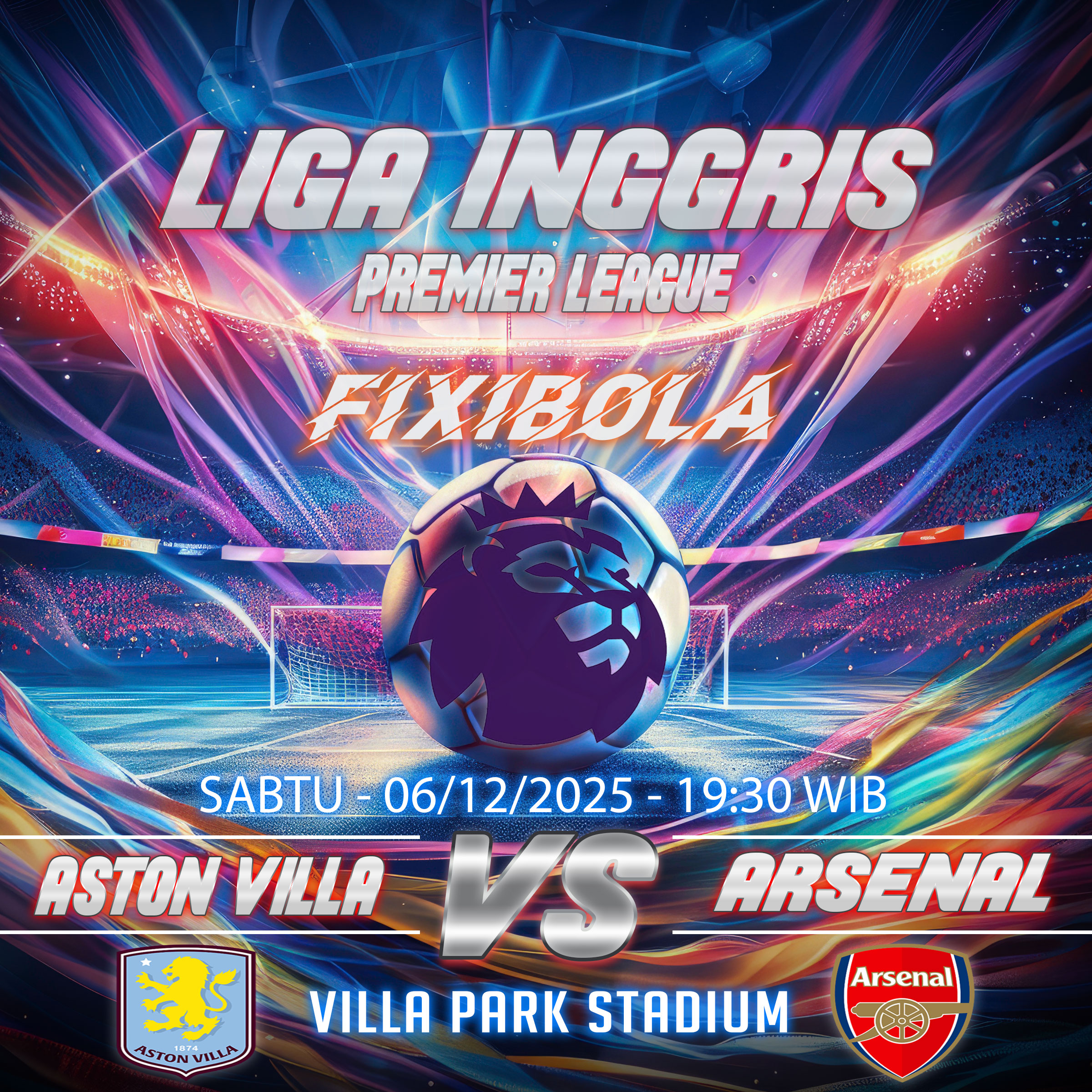 PREDIKSI BOLA ASTON VILLA VS ARSENAL