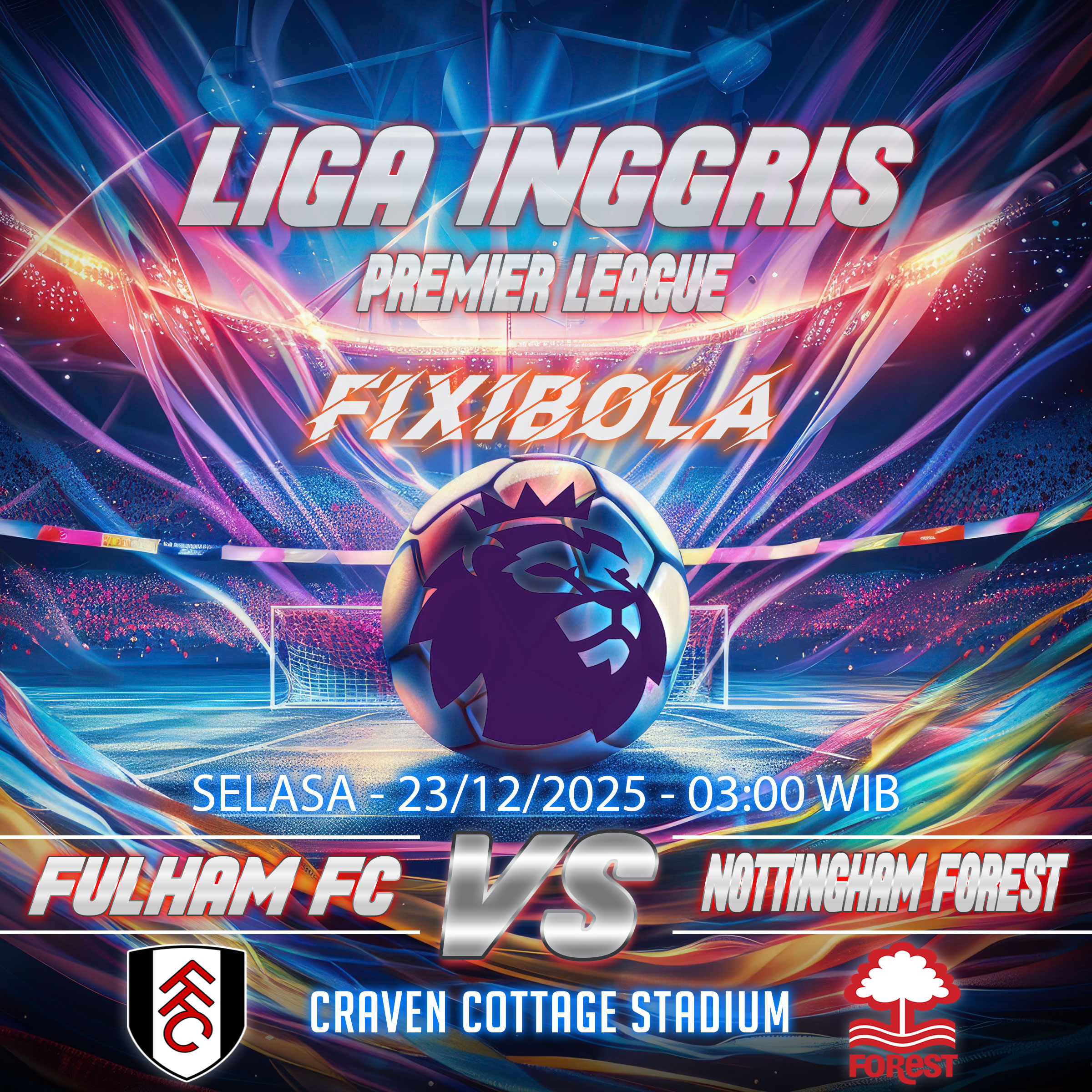 PREDIKSI BOLA FULHAM VS NOTTINGHAM FOREST