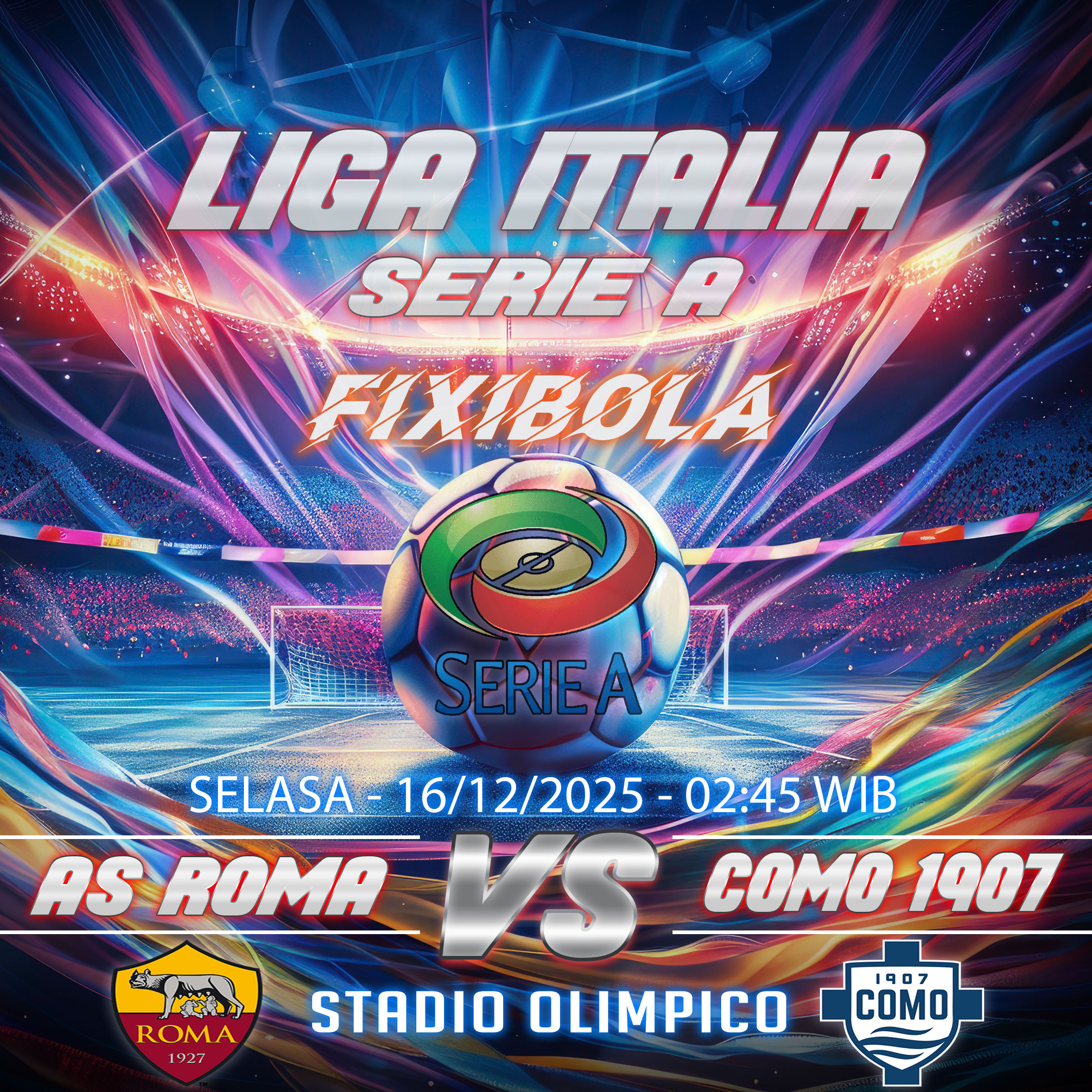 PREDIKSI BOLA AS ROMA VS COMO 1907