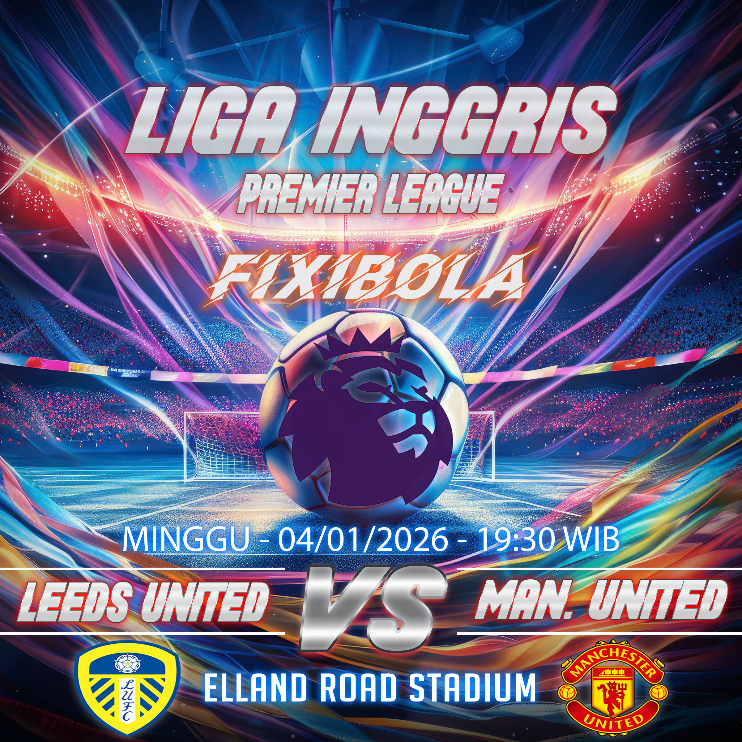 PREDIKSI BOLA LEEDS UNITED VS MANCHESTER UNITED