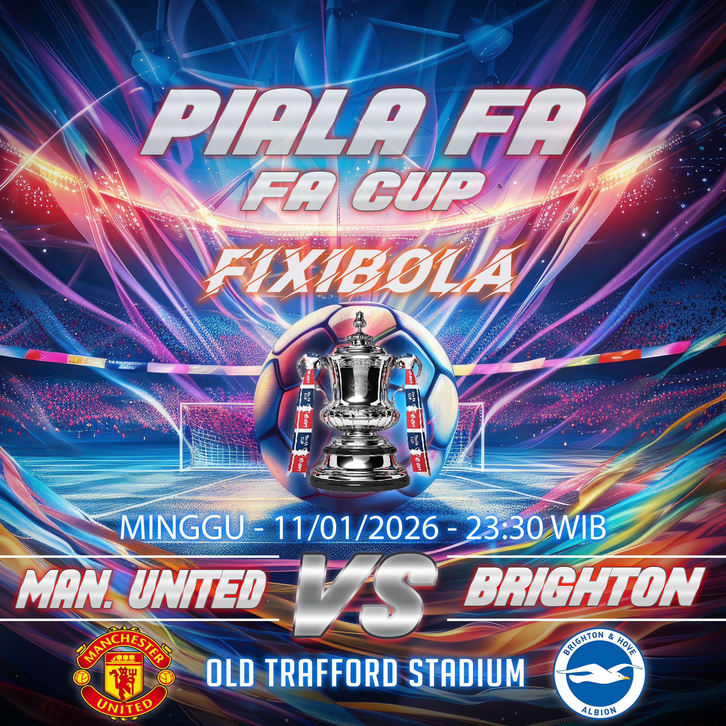 PREDIKSI BOLA MANCHESTER UNITED VS BRIGHTON HOVE ALBION