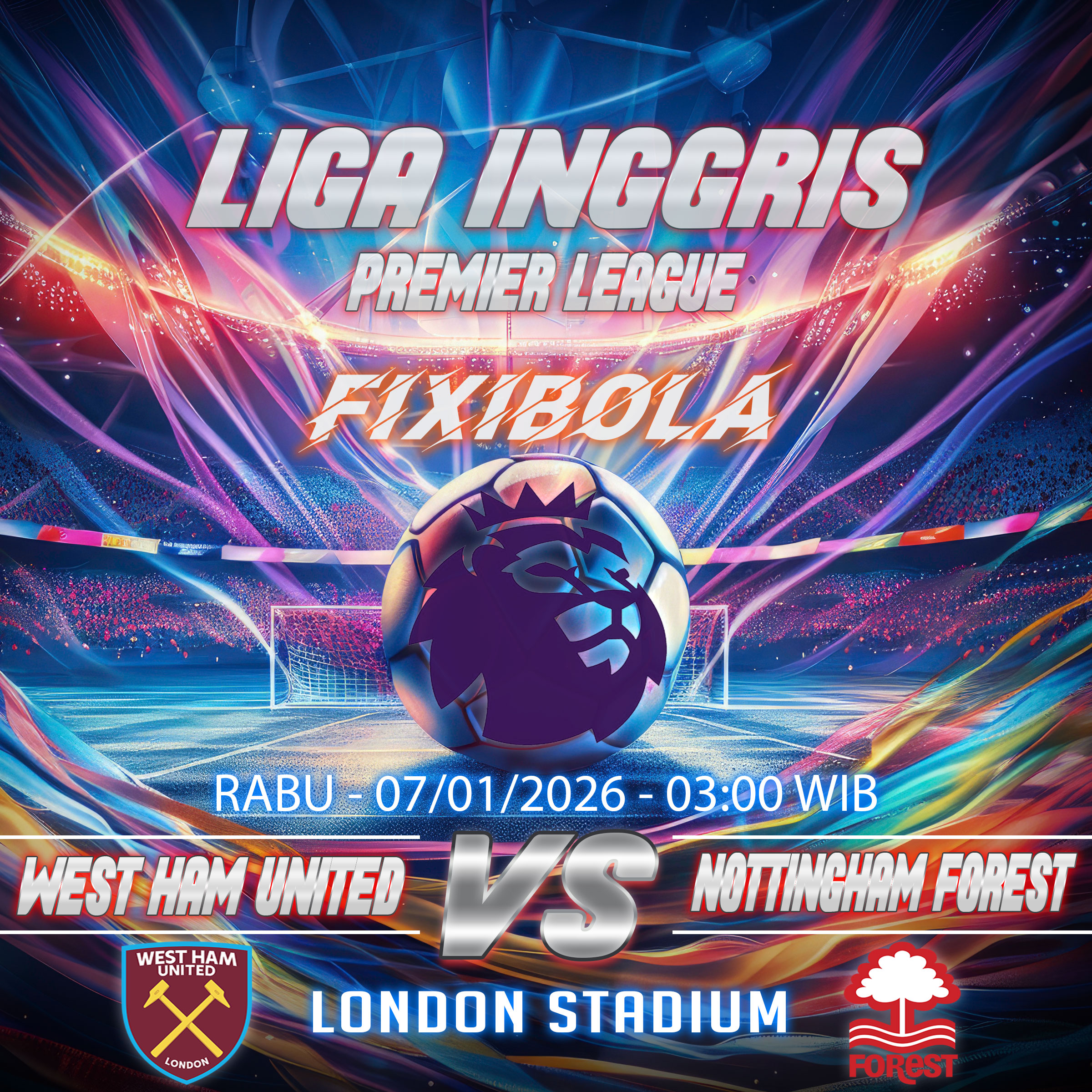 PREDIKSI BOLA WEST HAM UNITED VS NOTTINGHAM FOREST