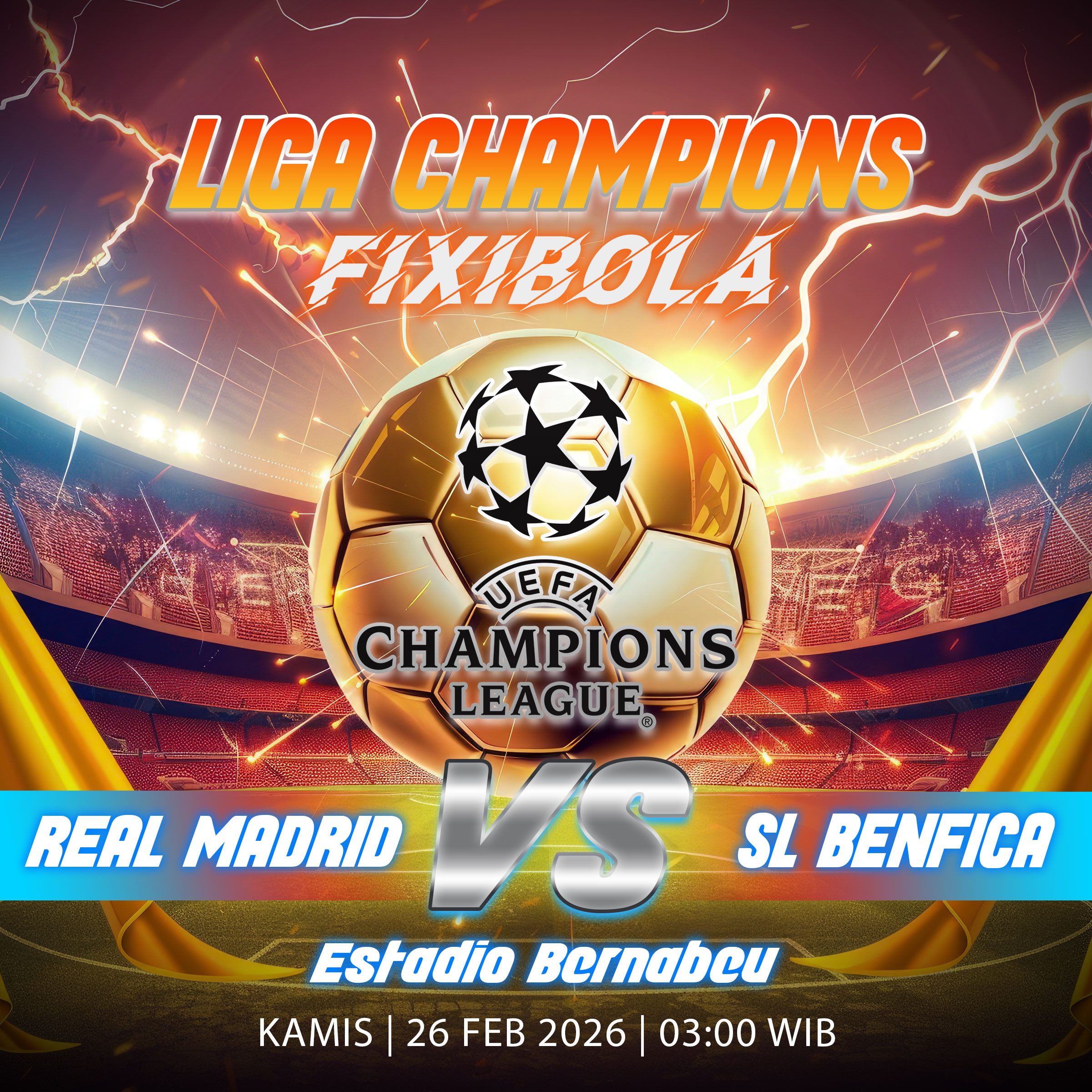 PREDIKSI BOLA REAL MADRID VS BENFICA