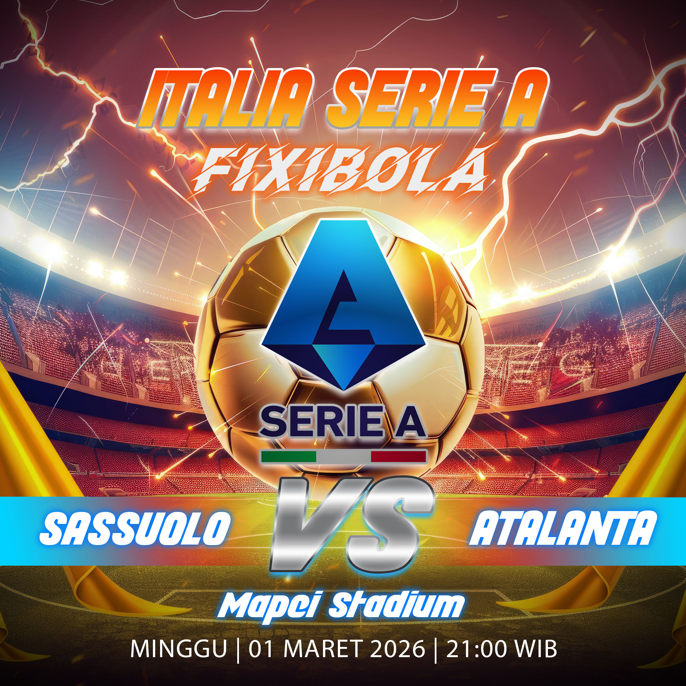 PREDIKSI BOLA SASSUOLO VS ATALANTA