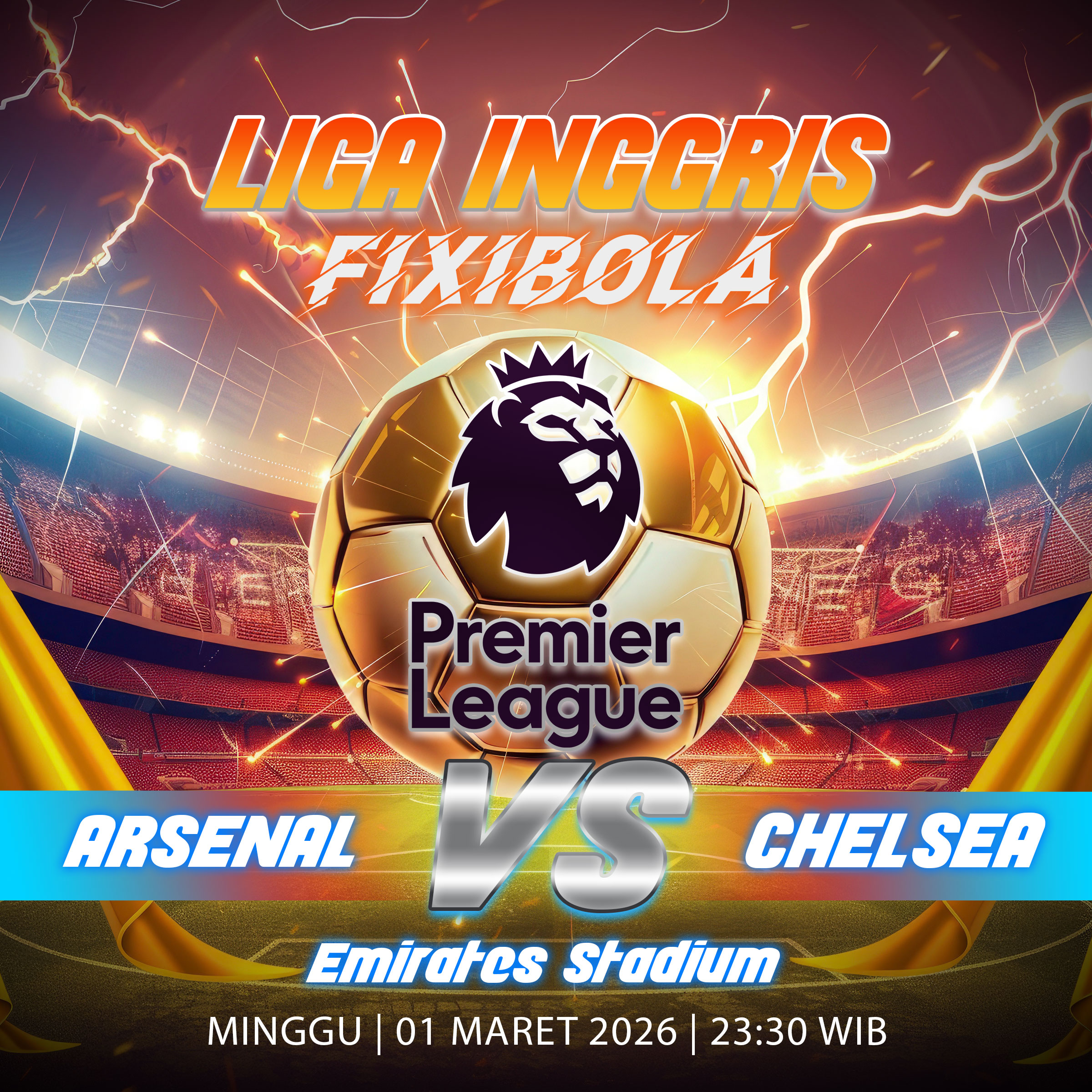 PREDIKSI BOLA ARSENAL VS CHELSEA