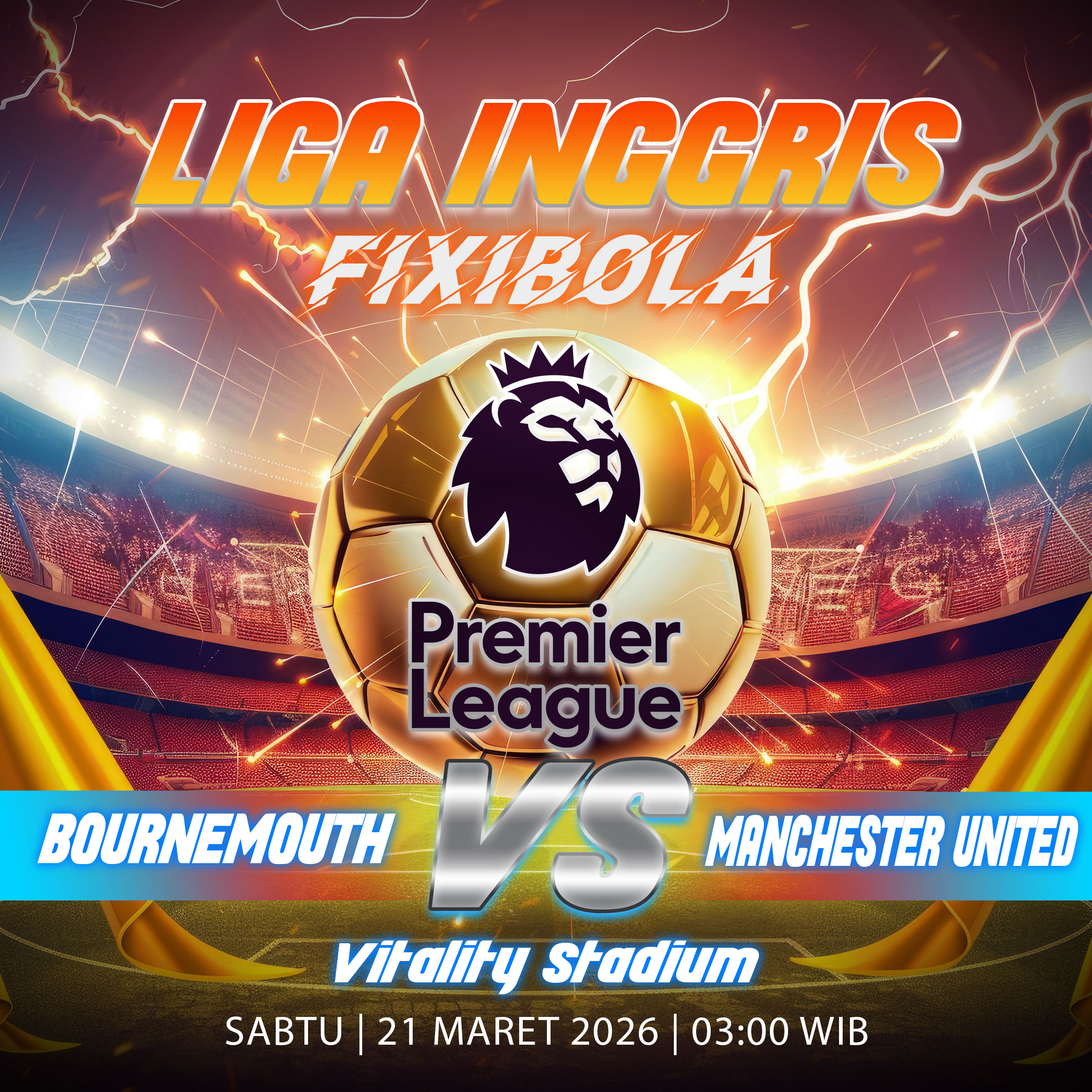 PREDIKSI BOLA BOURNEMOUTH VS MANCHESTER UNITED