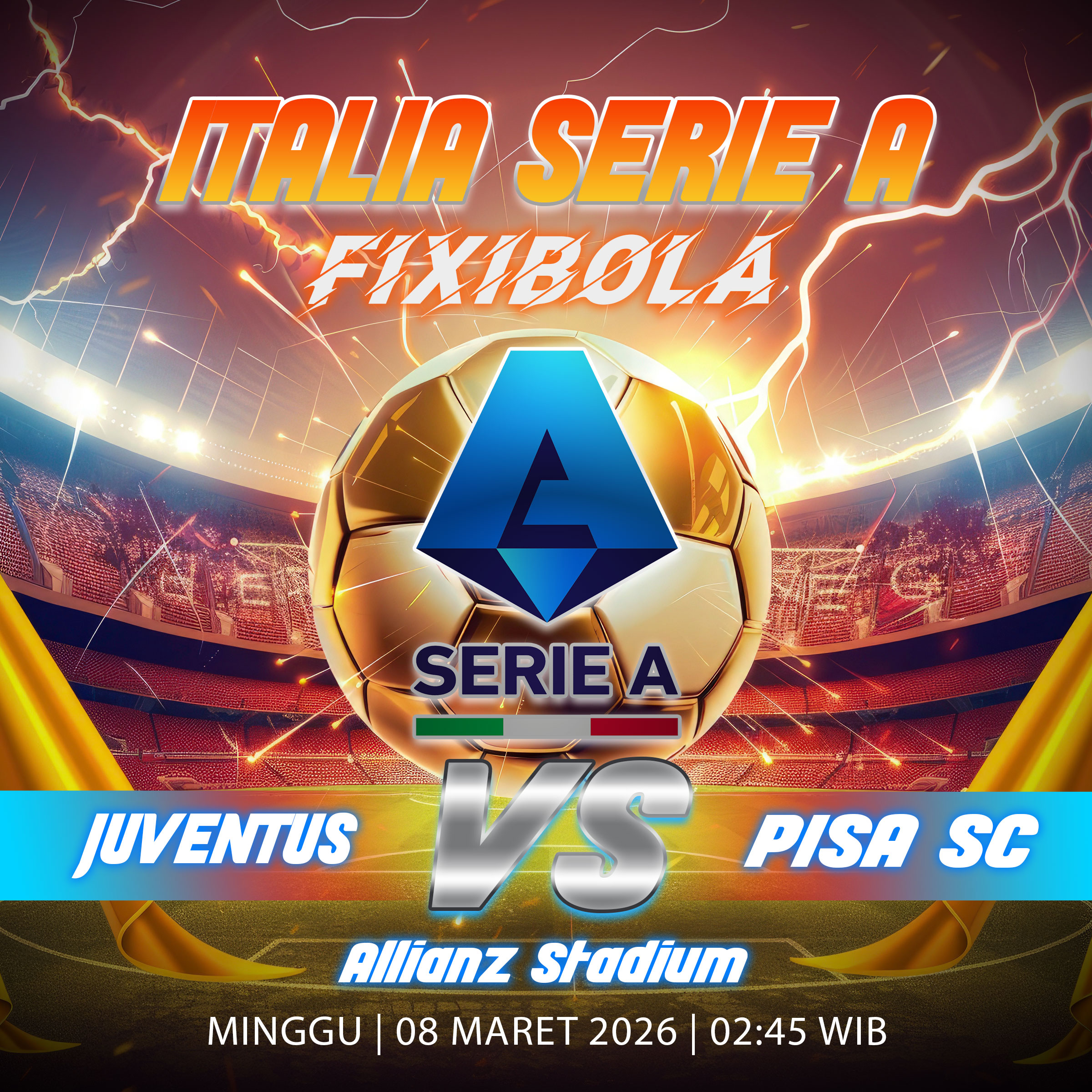 PREDIKSI BOLA JUVENTUS VS PISA SC