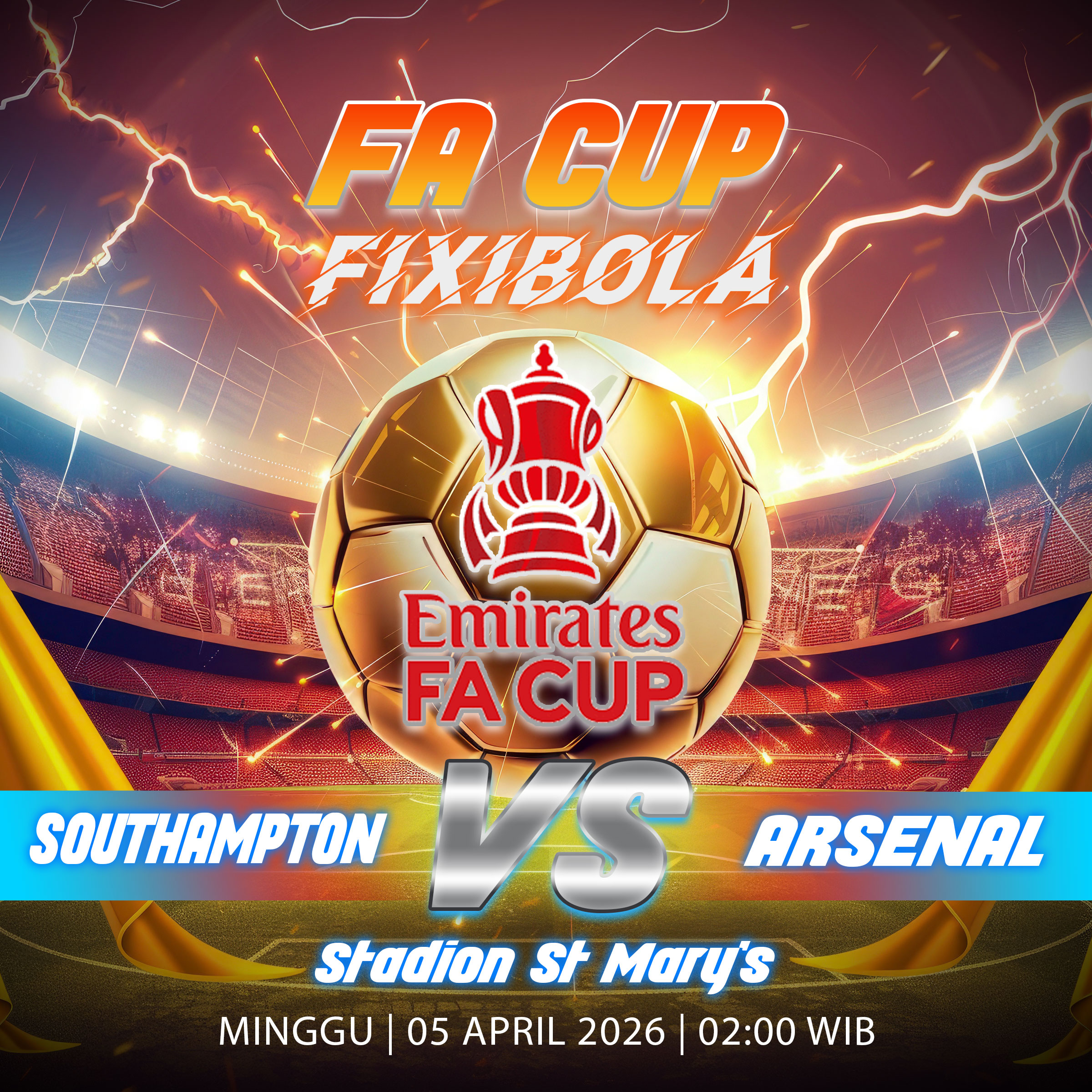PREDIKSI BOLA SOUTHAMPTON VS ARSENAL