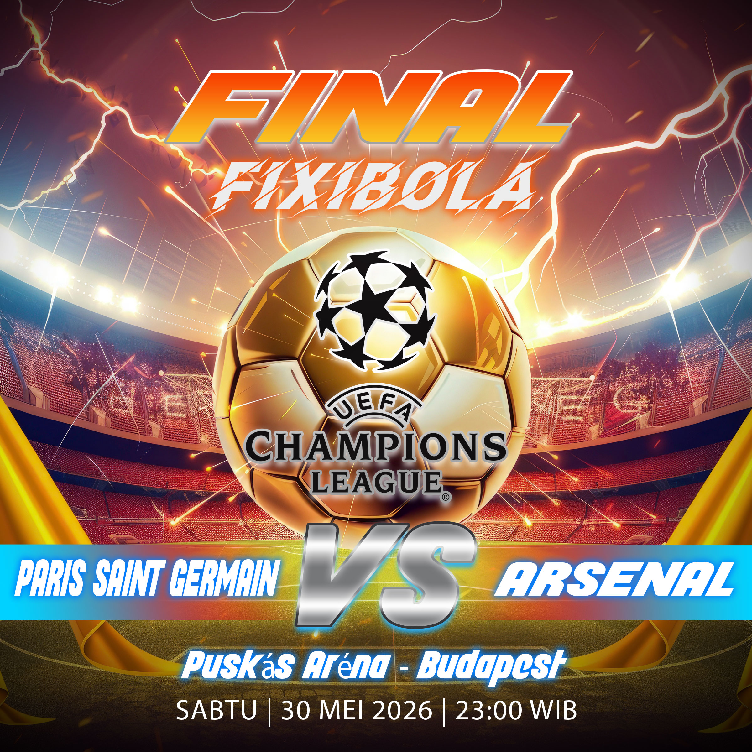 PREDIKSI BOLA PSG VS ARSENAL