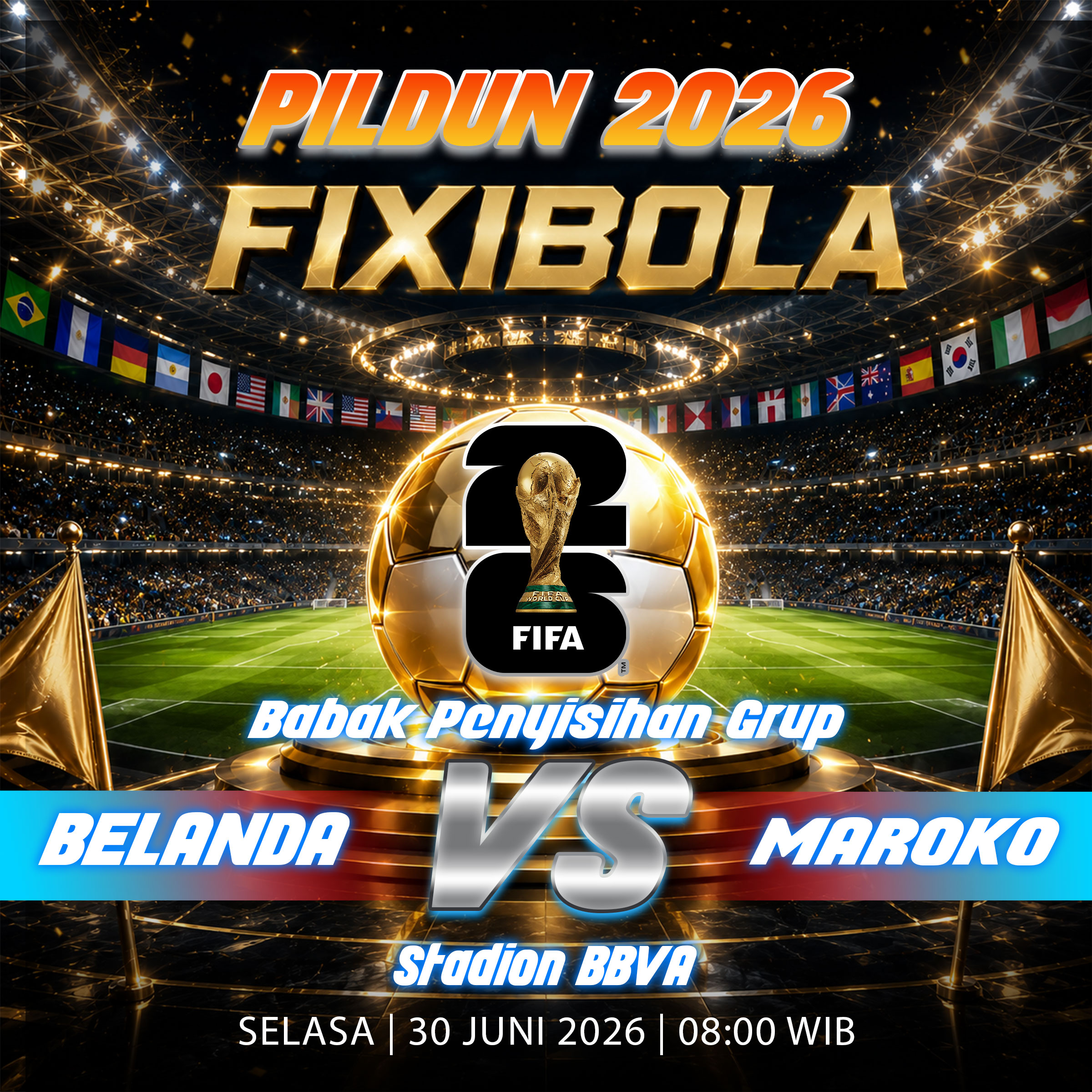 PREDIKSI BOLA BELANDA VS MAROKO