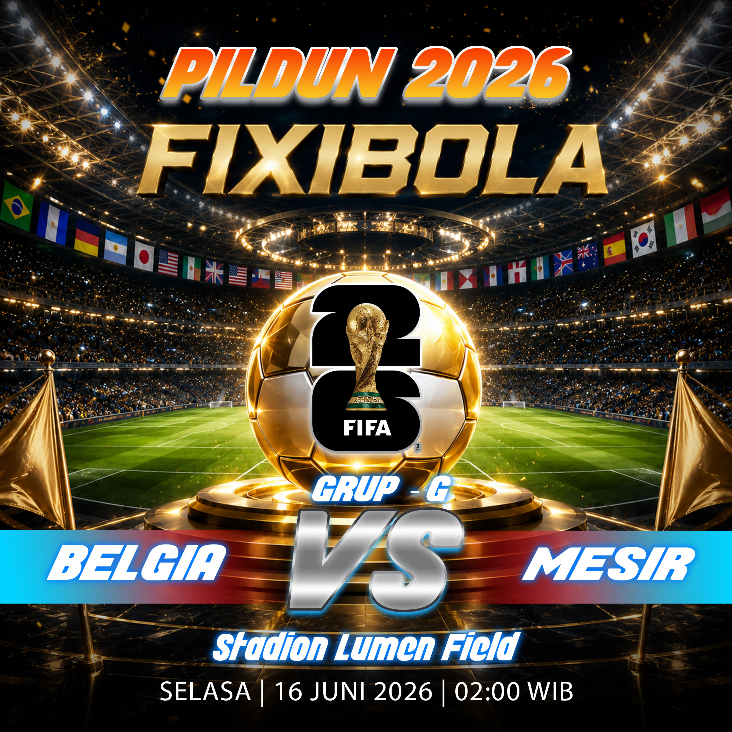 PREDIKSI BOLA BELGIA VS MESIR