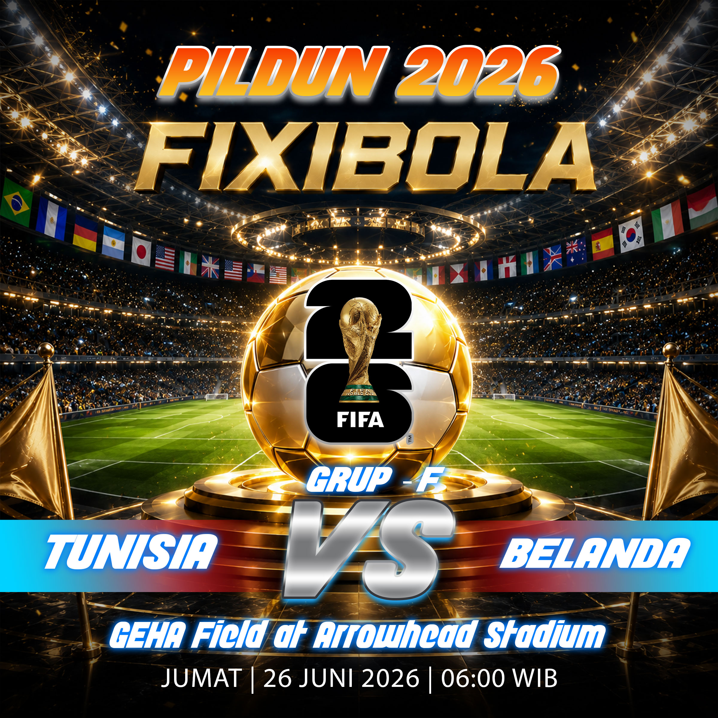 PREDIKSI BOLA TUNISIA VS BELANDA