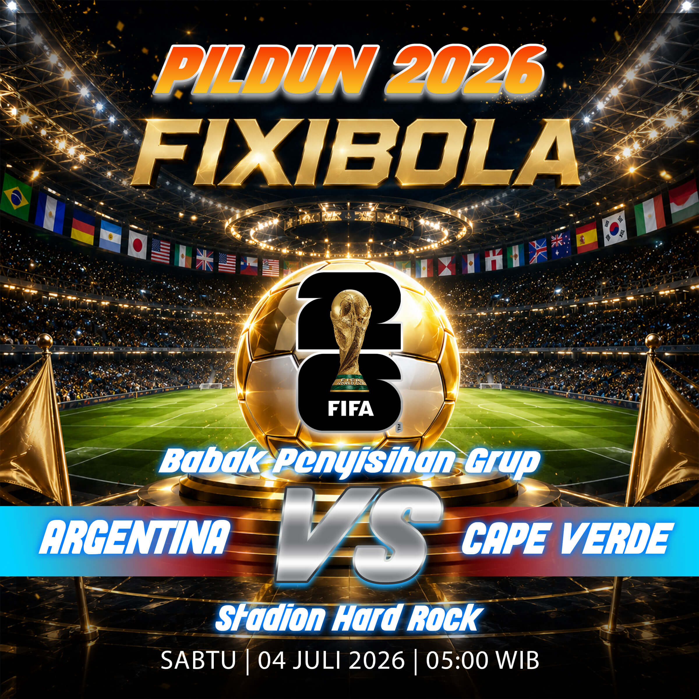 PREDIKSI BOLA ARGENTINA VS CAPE VERDE