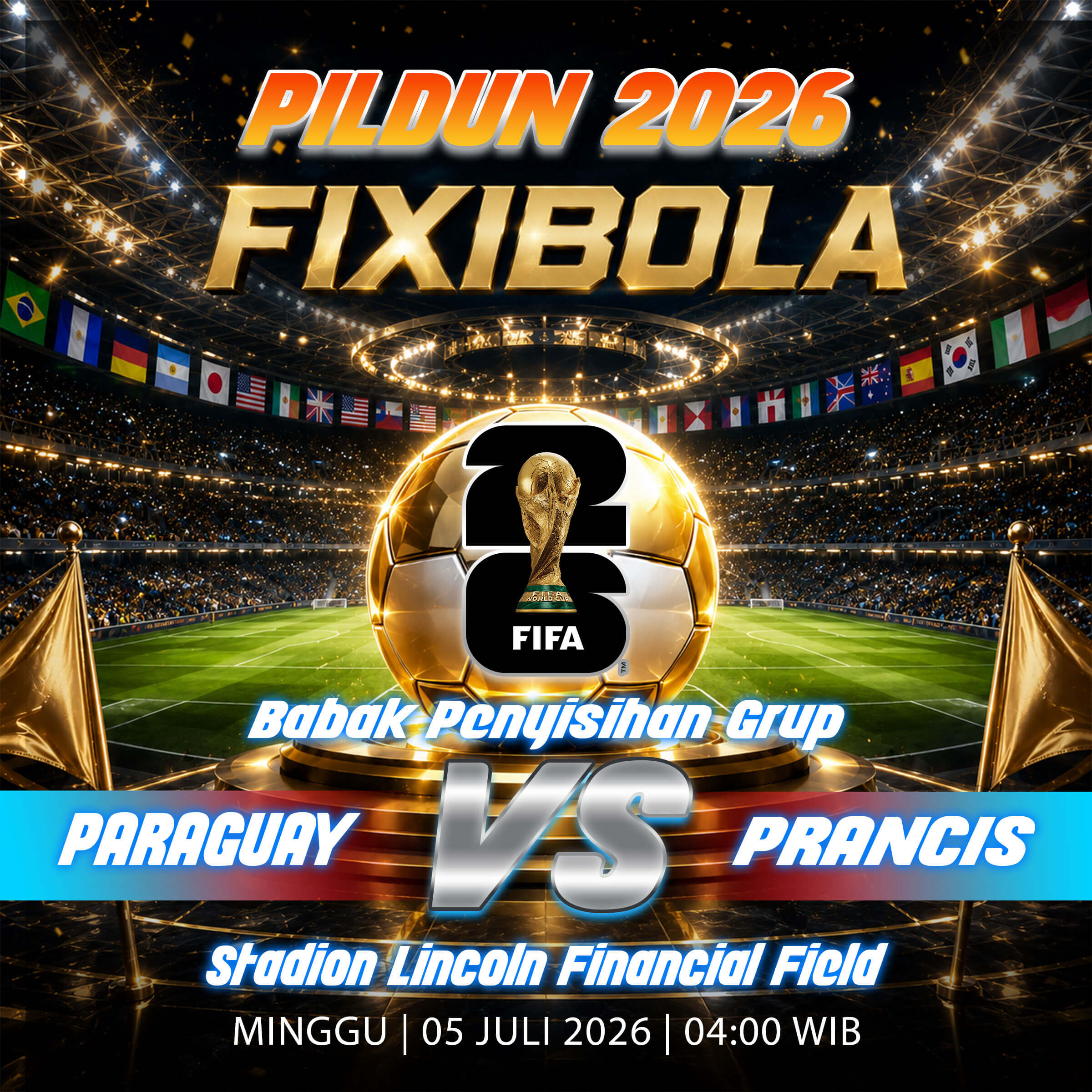 PREDIKSI BOLA PARAGUAY VS PRANCIS
